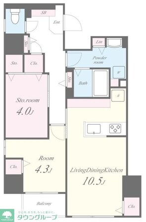 ラブールミノワの物件間取画像